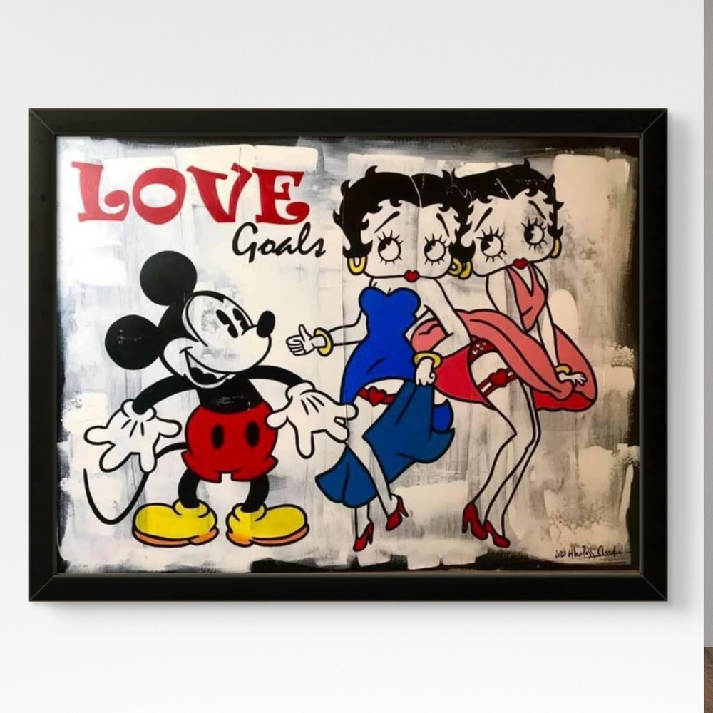 36” x 48” original acrylic painting signed by Artist